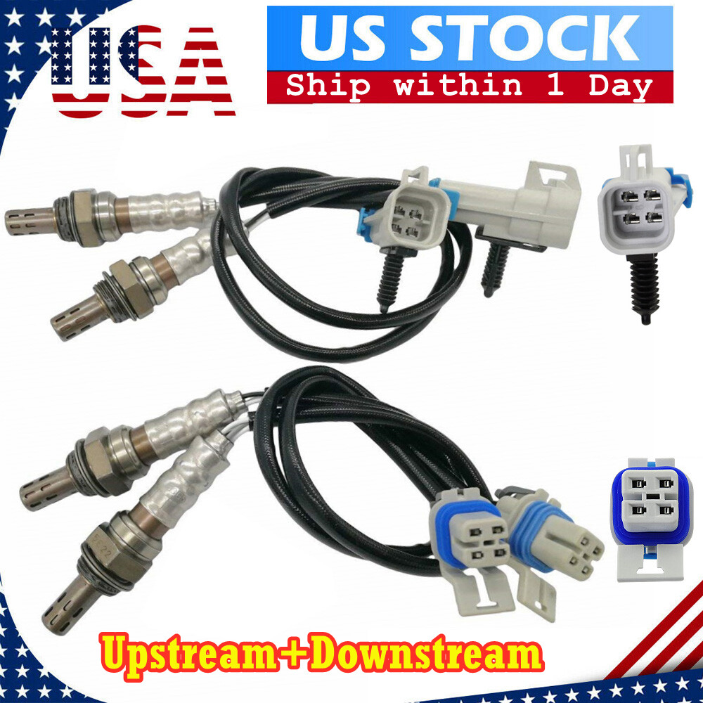 ✅Set 4 Upstream&Downstream O2 Oxygen Sensor For Chevy Silverado GMC Sierra Yukon