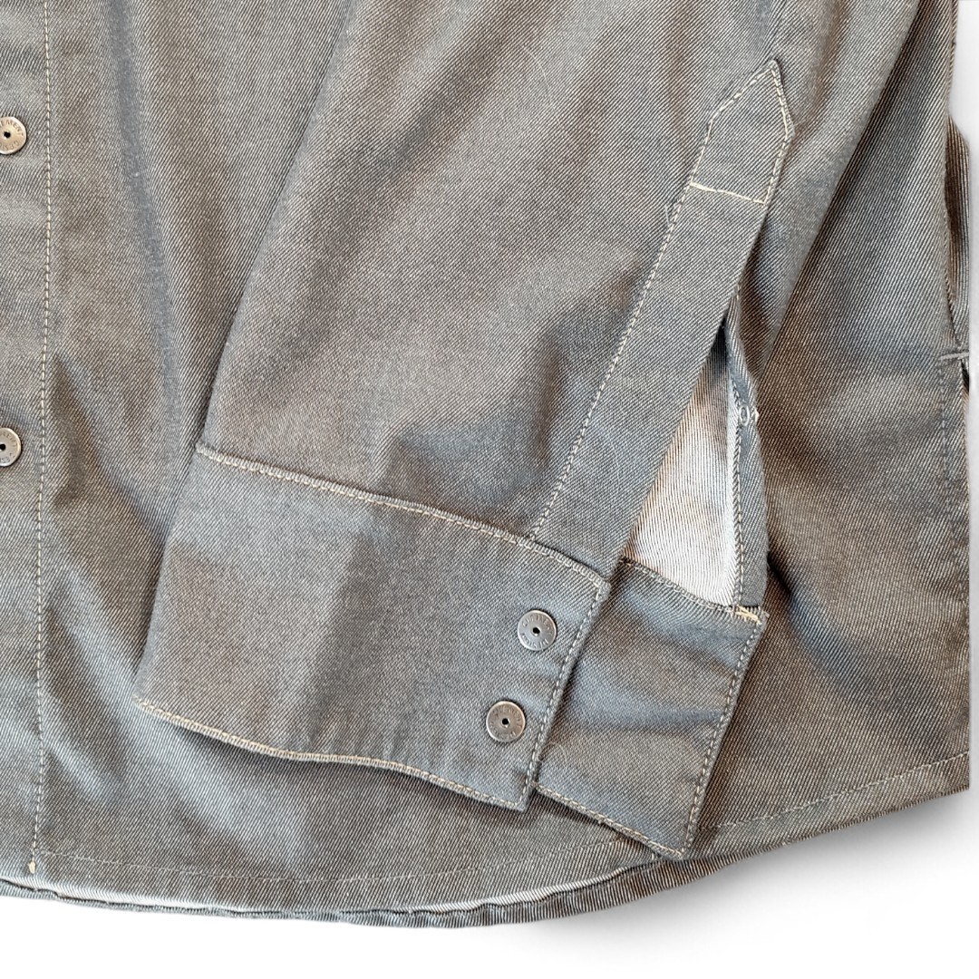 Clement Design Yuma Denim Chef Coat Jacket Long Sleeve Shirt Mens 5 3XL France