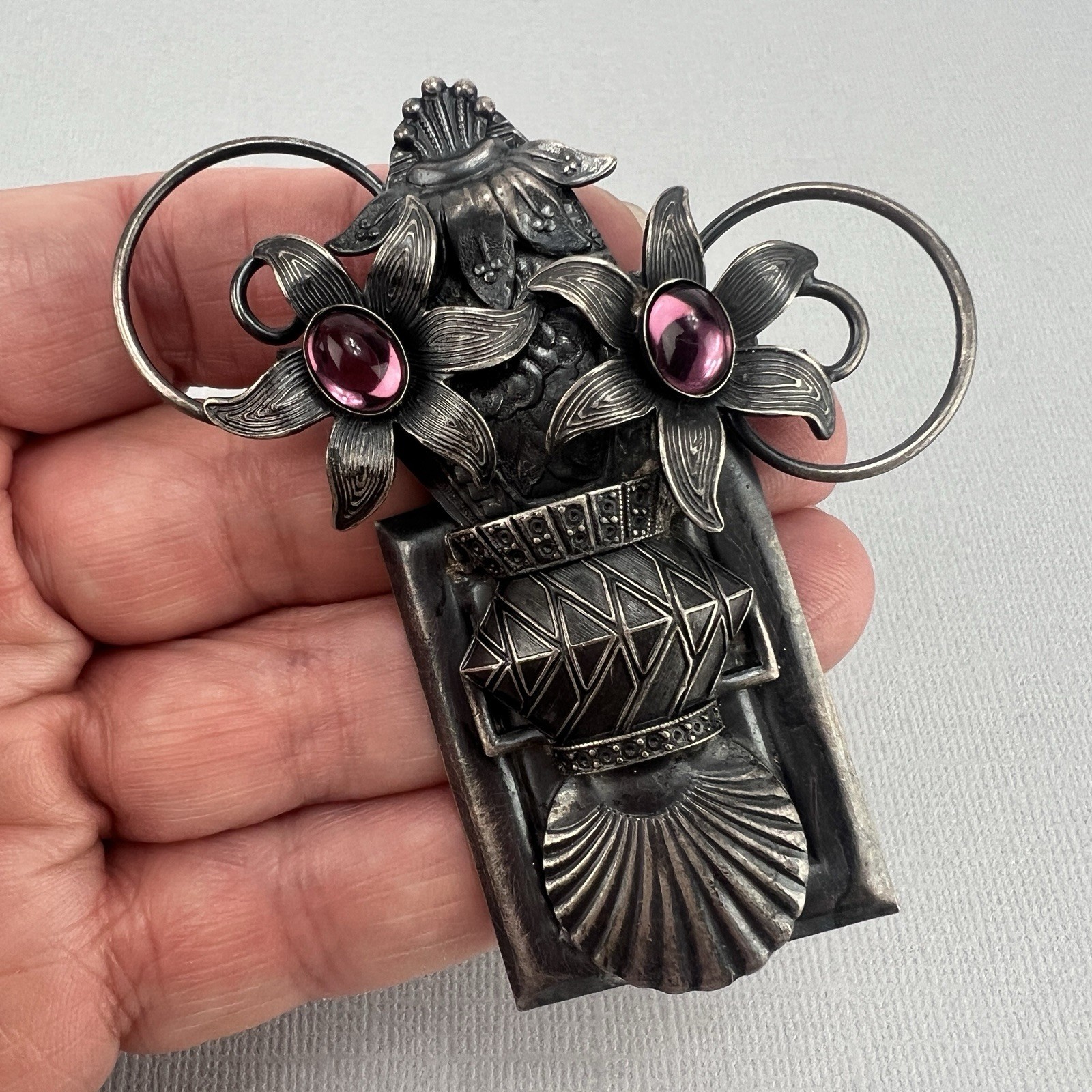 Marjorie Baer Brooch Art Deco AS IS