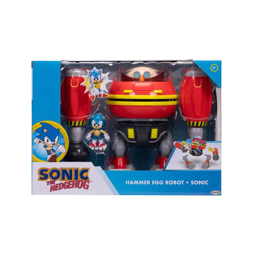 Sonic the Hedgehog 2.5" Hammer Egg Robot Battleset with Figure