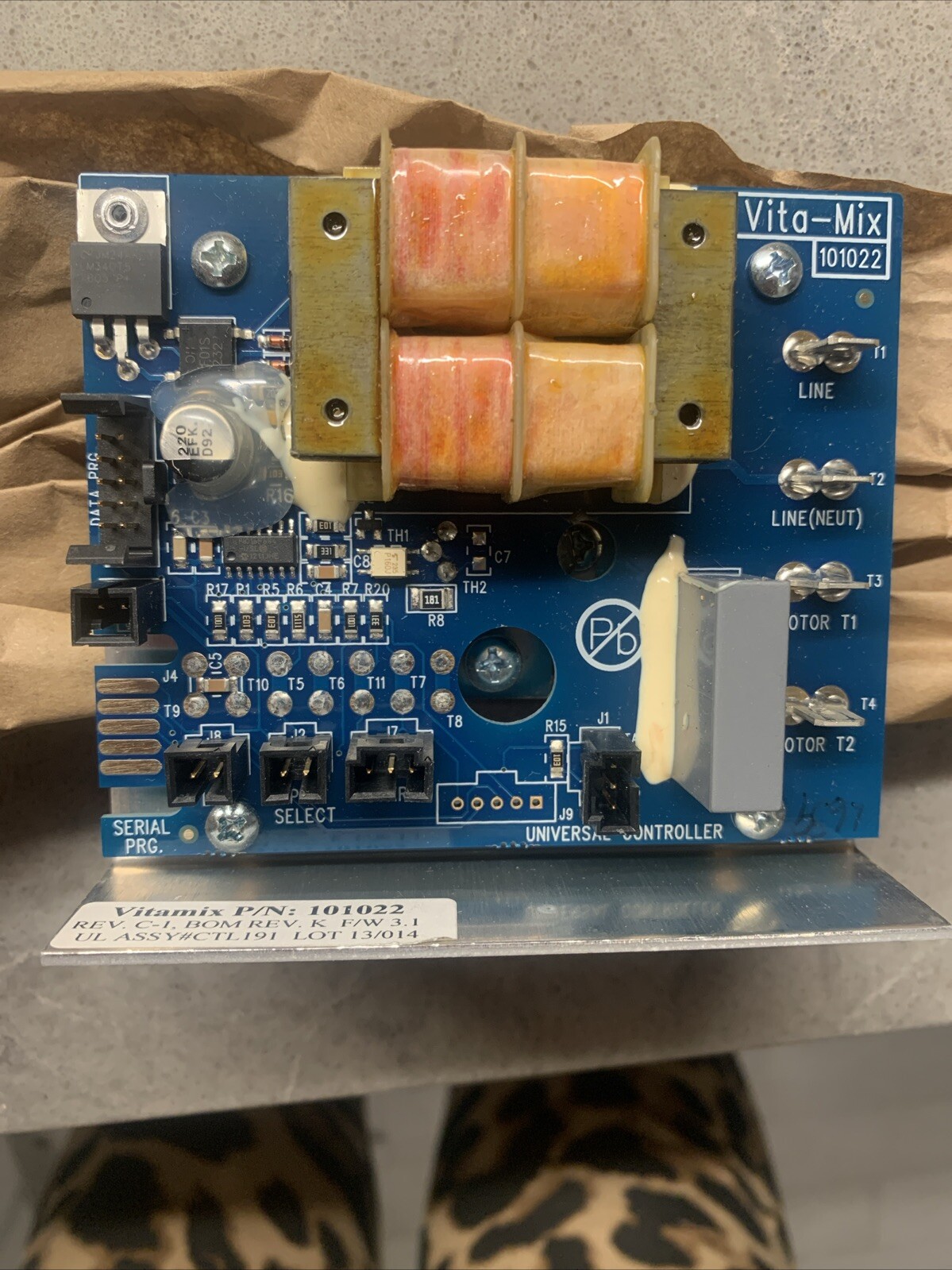 Vita-Mix 101022 Control Board 015730 For Vitamix 062824 & 062825