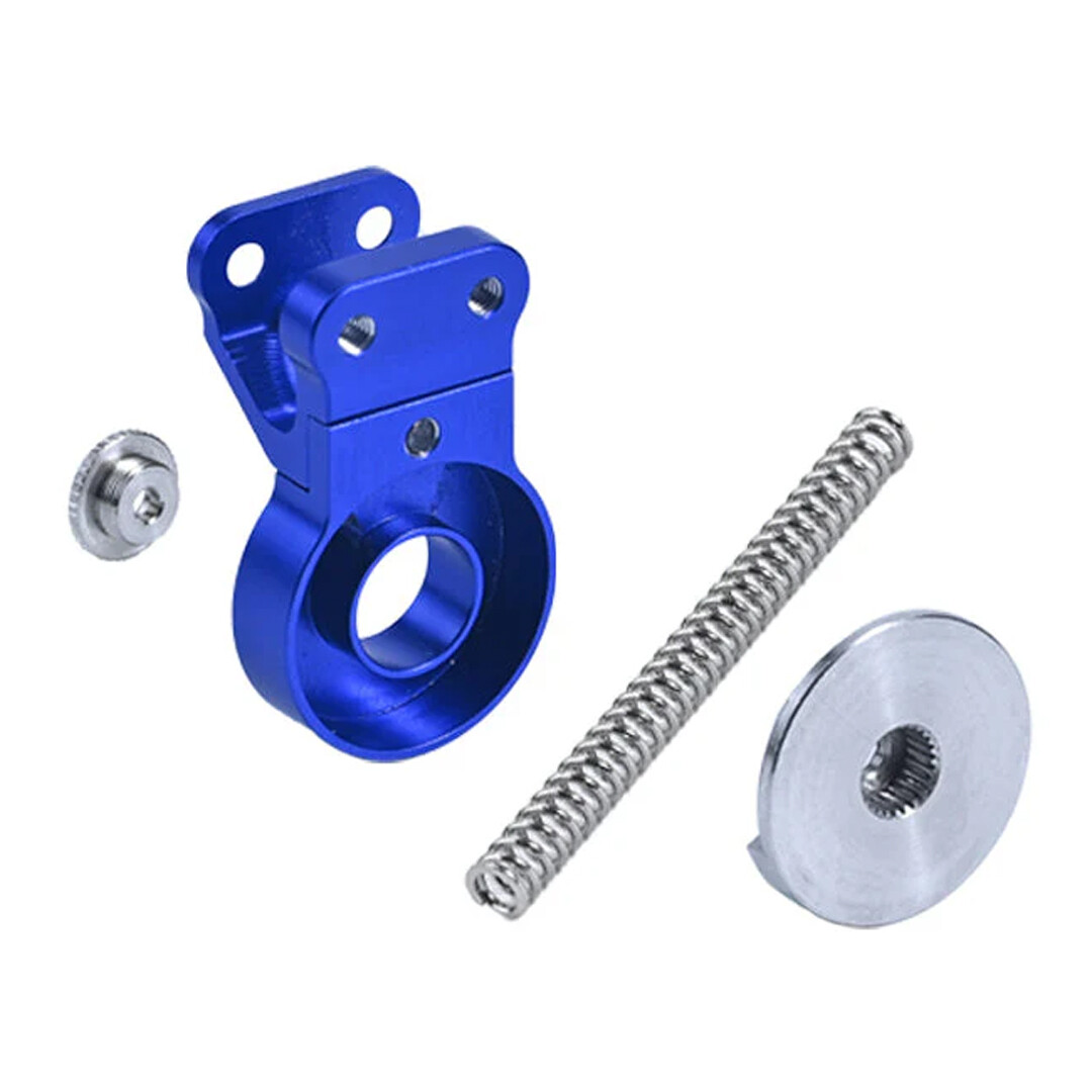 GPM Alum 7075 Servo Saver Steering 25T Green w/ Built-In Spring for Arrma Gorgon