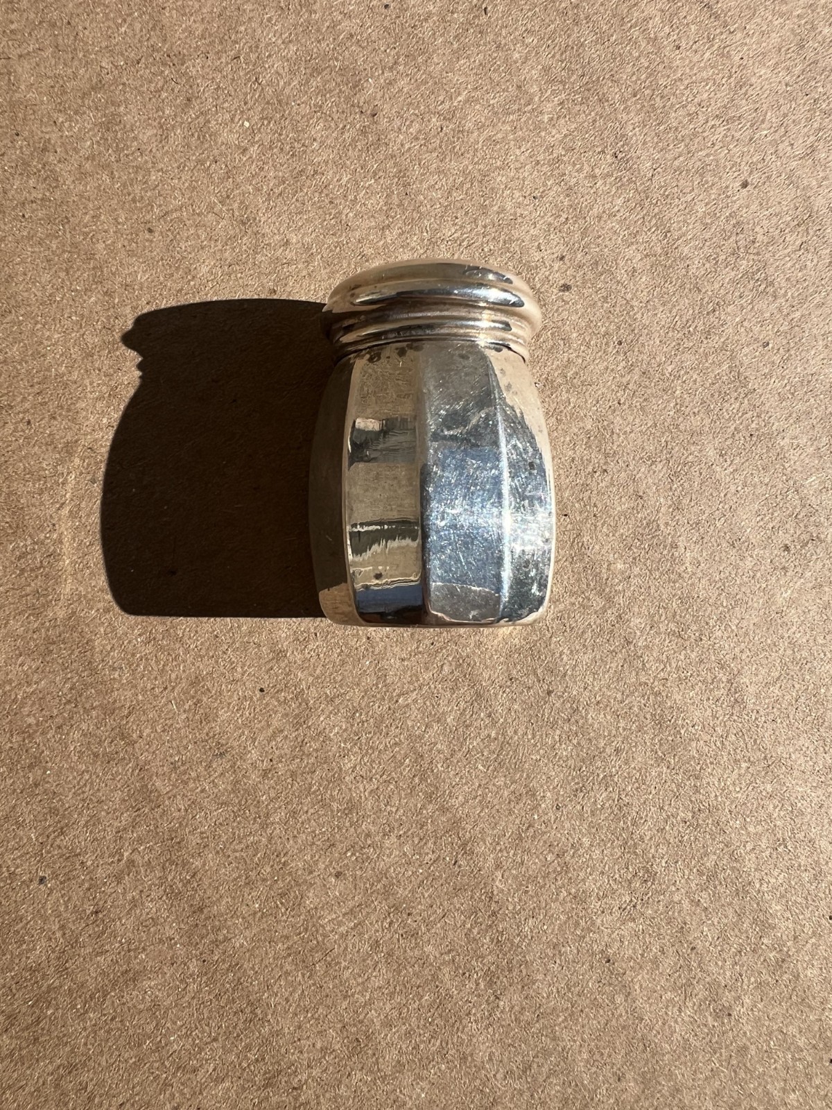 Set of 6 HIRATA & Co. Vintage Sterling Silver 950 Japanese Salt Shakers W/ Case