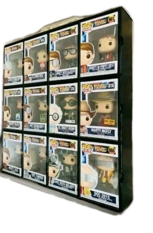 Funko Pop display case by Mk Kubbies TWO PACK... holds 24 Pops!