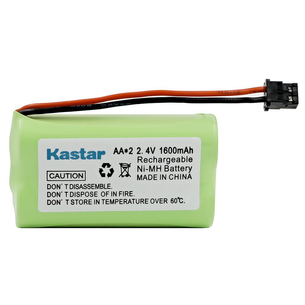 2 x 2.4V 1600mAh AA MSM Phone Battery for Uniden BT1007 BT-904 BBTY0700001