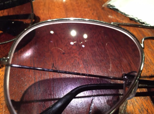 (4) 1cm sticker decal logo for glasses RAY BAN Aviators wayfarer prescription