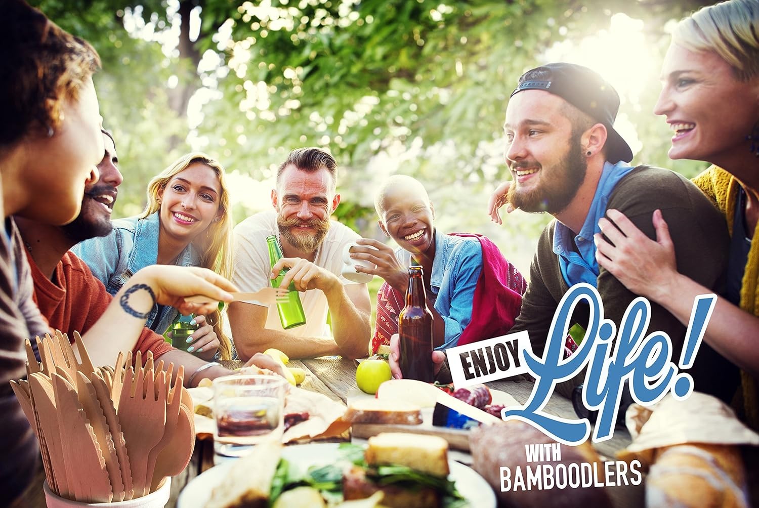 Wooden Utensil Set - All-Natural, 100% Compostable for Events