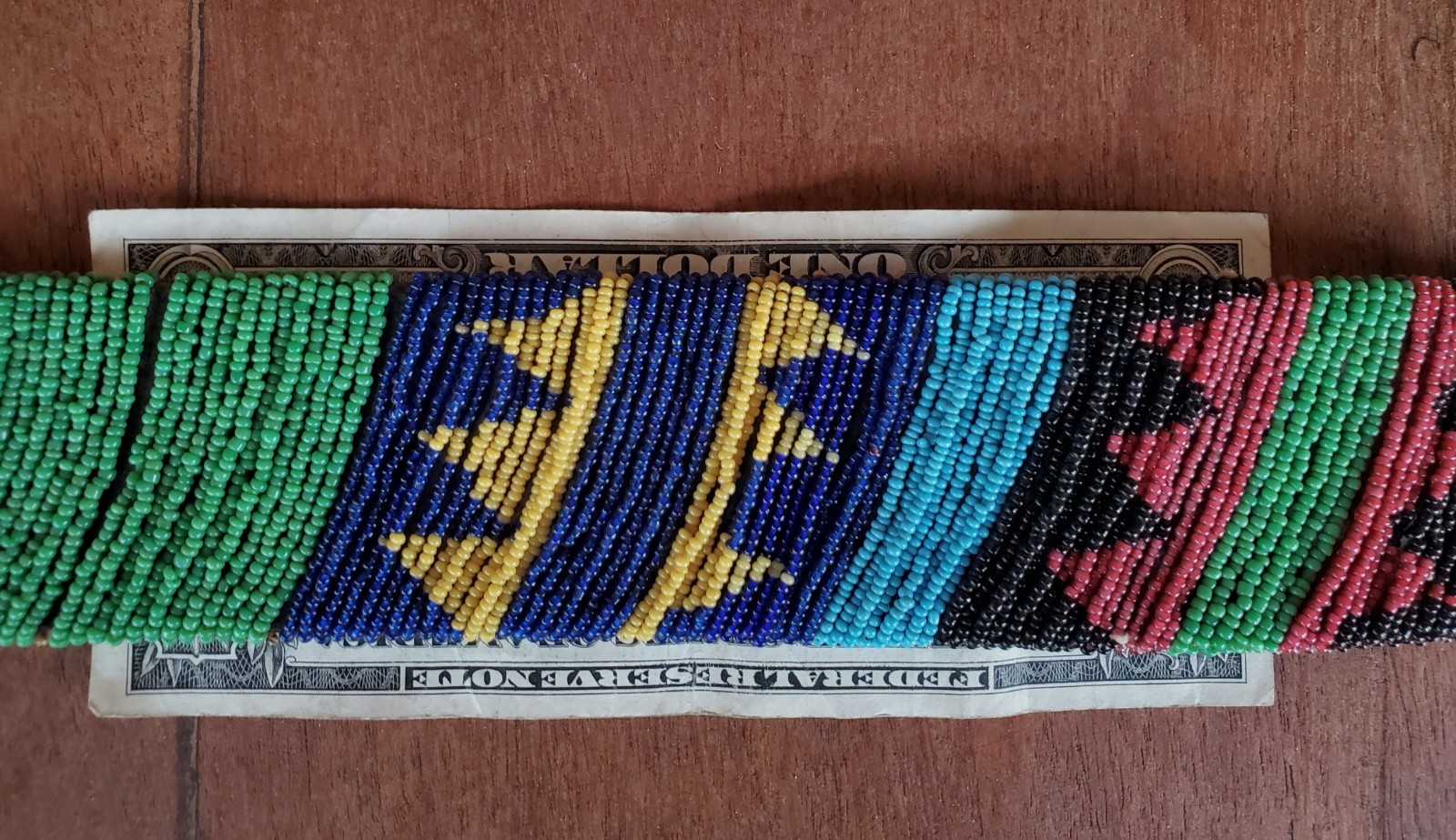 Antique OLD Native American Indian n. plains blackfoot beaded belt 19th c.