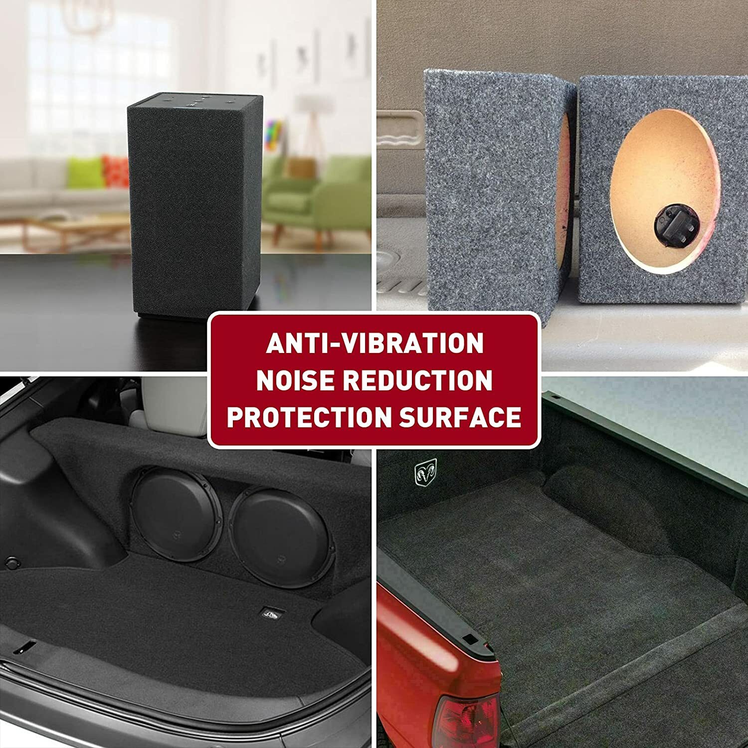 Speaker Box Fabric Subwoofer Car Truck Trunk Liner Carpet Cover Non-Woven Lot