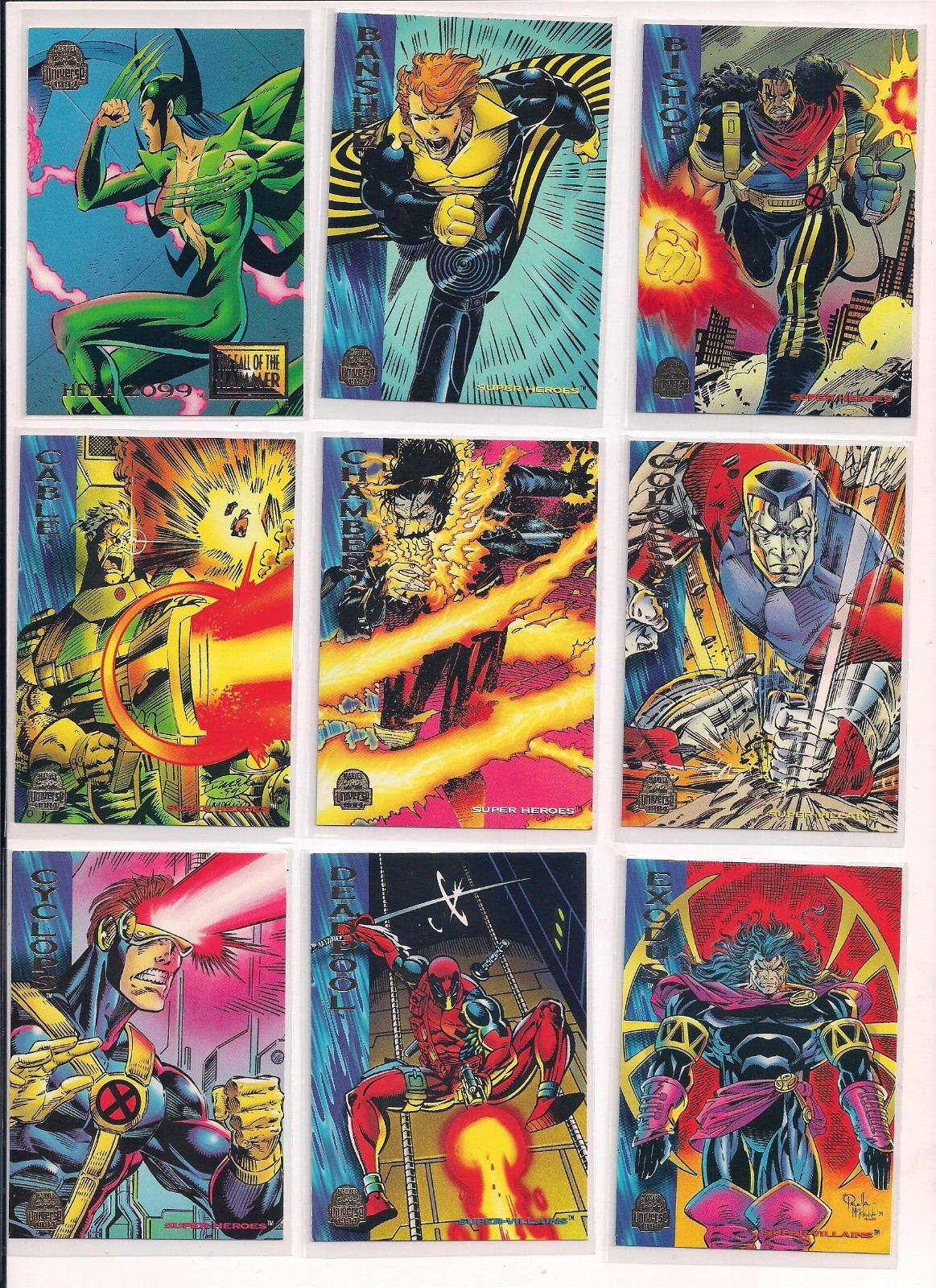 1994 Fleer Marvel Universe Trading Cards / U You Pick / Choose From List / bx4