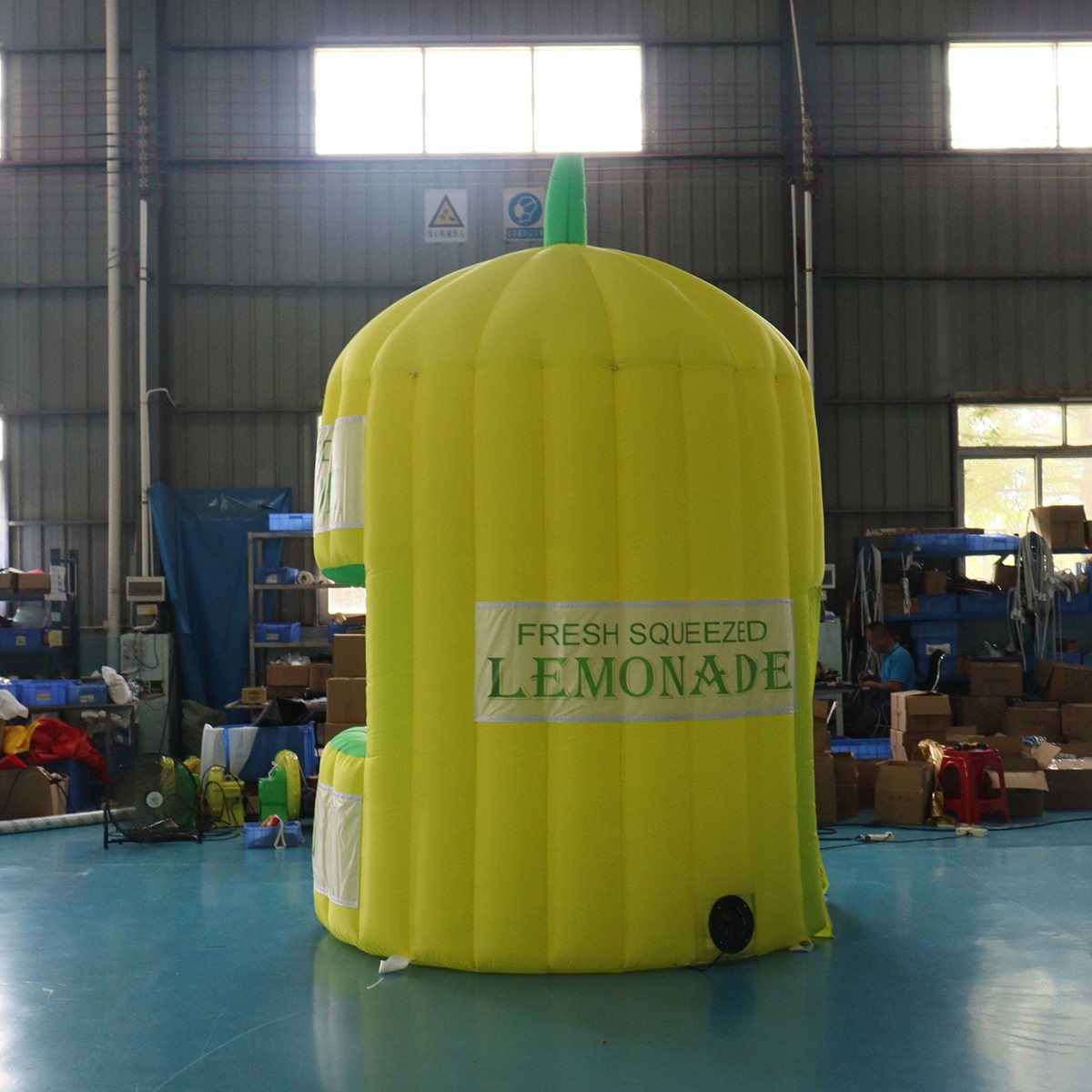 Inflatable Lemonade Concession Stand Booth for Outdoor Event Party Decoration