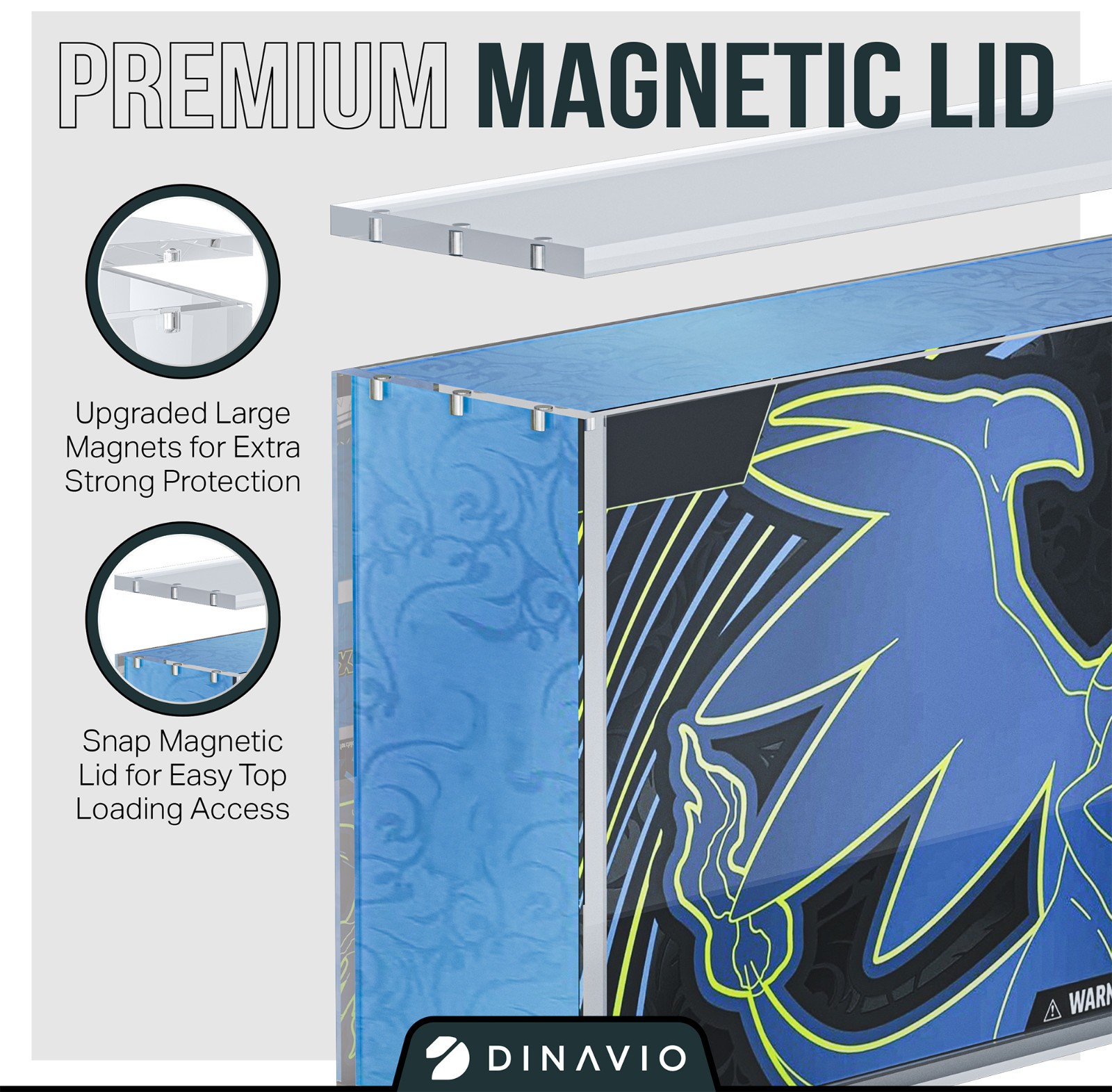 Acrylic Case for Pokemon Mega Charizard X ex Ultra Premium Collection UPC