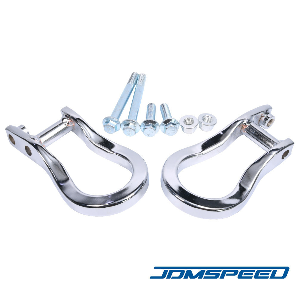 New Chrome Front Tow Hooks 84195899 For 2019-2022 Chevrolet Silverado 1500