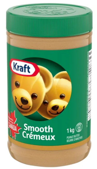 Kraft Smooth Peanut Butter, 1kg (3 Pack)