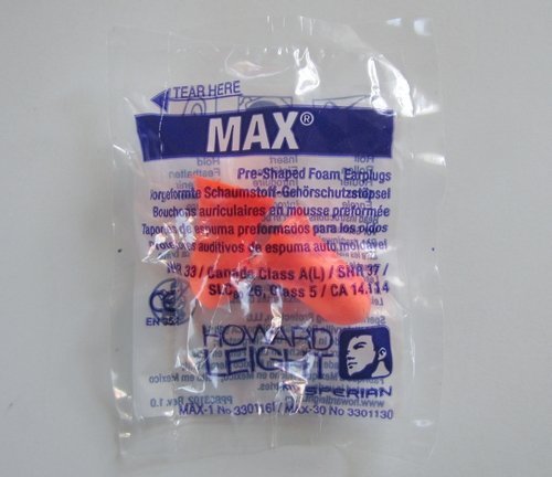 MAXIMUM Disposable Foam EarPlugs Shooting Sleep Aid Noise Reduction NRR 33dB