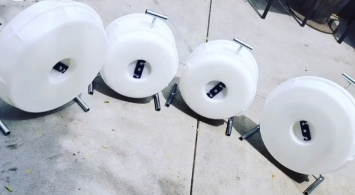 Wire Wheel® 415D NM cable dispenser - electric wire spinner - wire dispenser