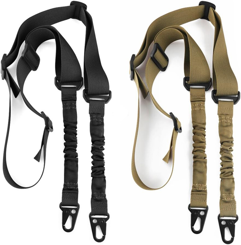 2 Point Traditional Gun Slings Standard Strap with Metal Hook for Outdoor Sports
