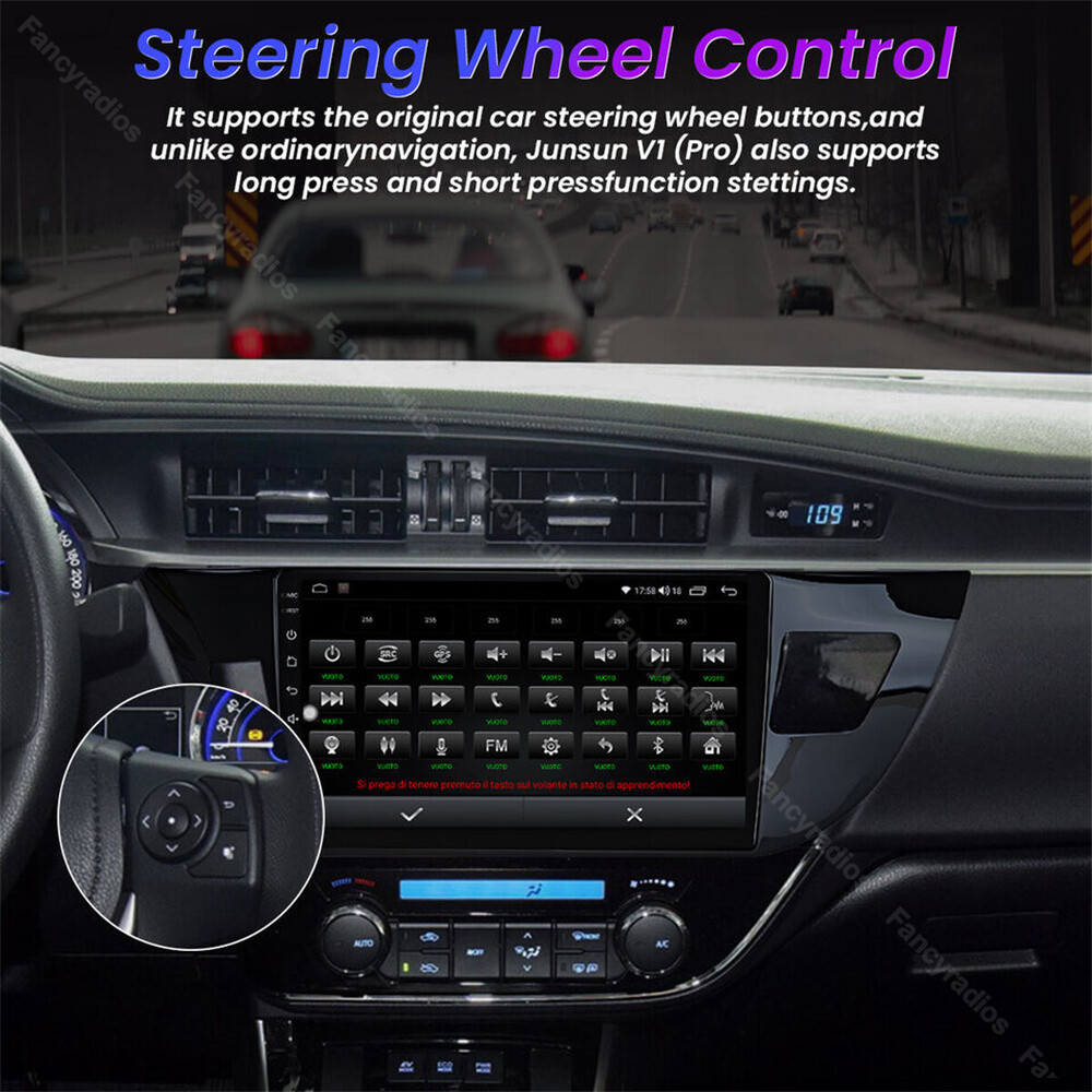 For Toyota Corolla 2014 2015 2016 Android 13 Car Stereo Radio GPS Navi CarPlay