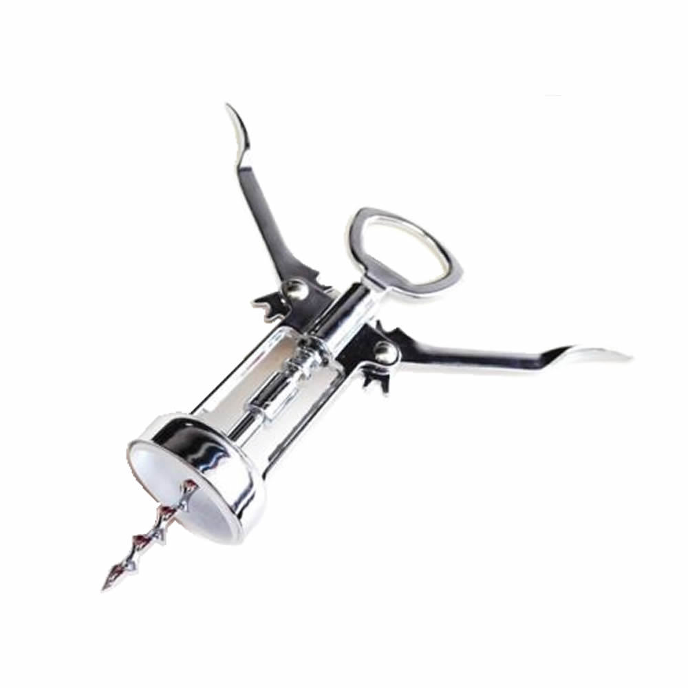 Wing Style Wine Bottle Corkscrew - Wine Cork Puller - Bar Champagne Opener tool