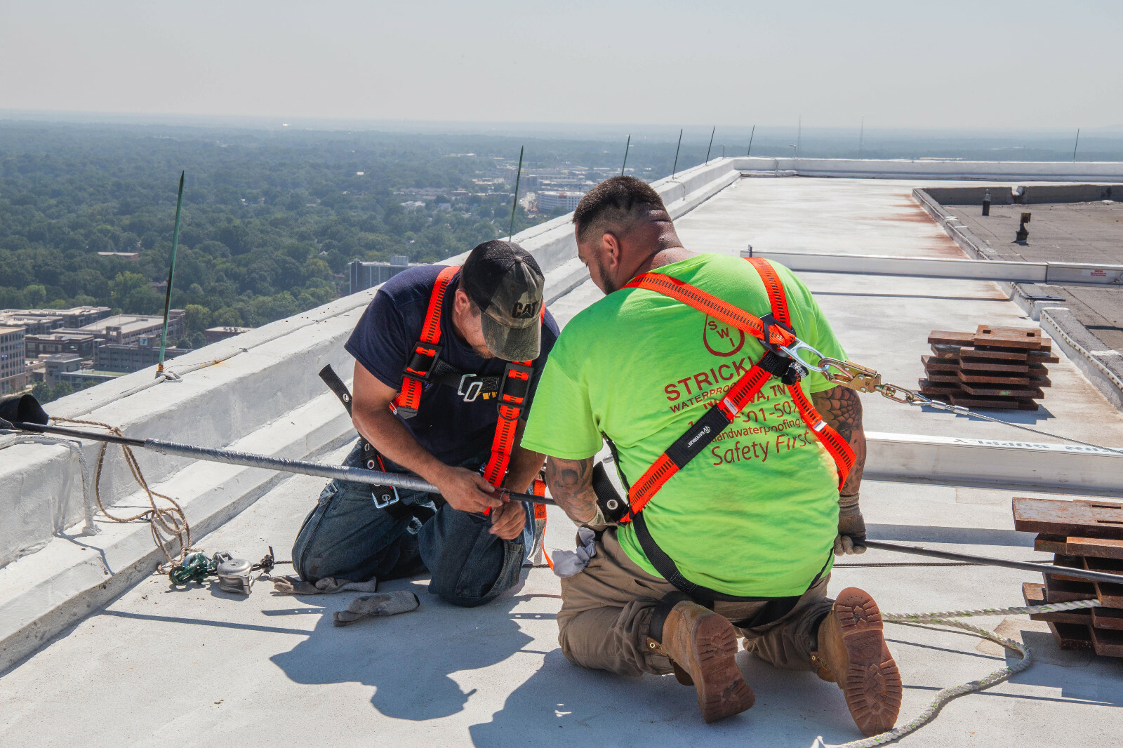 Safety Harness 1D Ring Fall Protection Full Body Treestand Harness System ANSI