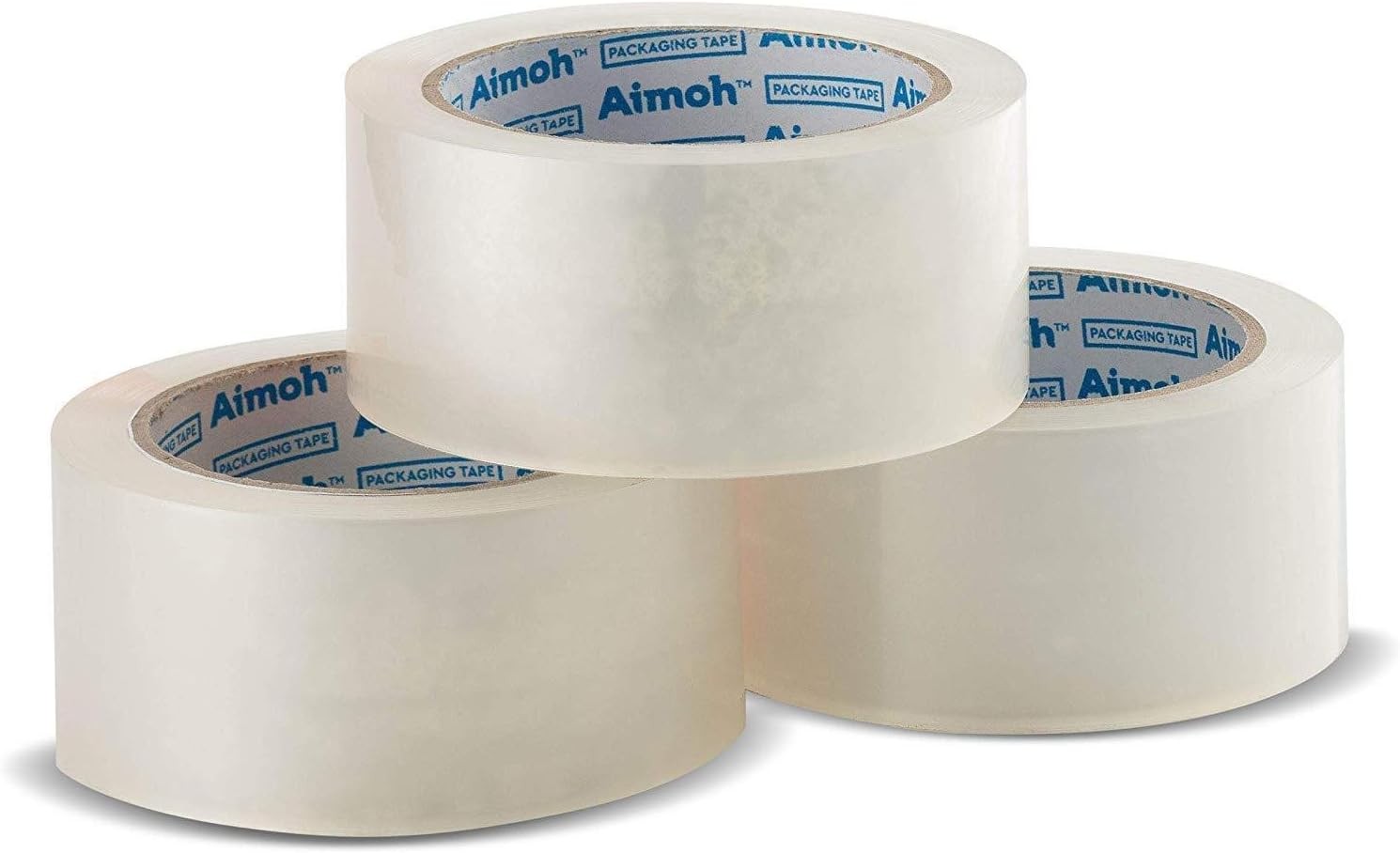 12 Rolls Heavy Duty Clear Packing Tape -Acrylic Adhesive- 2.7mil Super Strong...