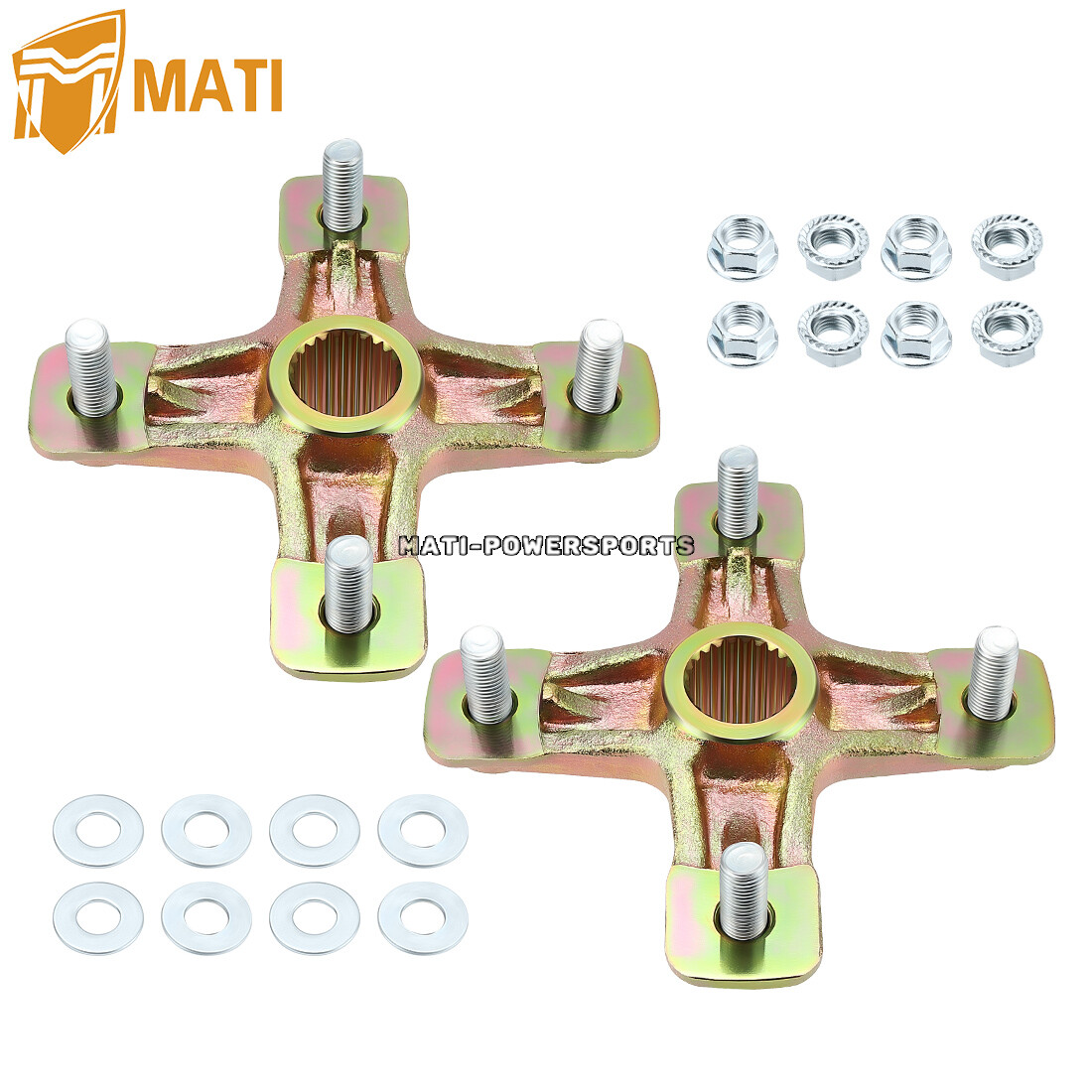 Qty 2 for Yamaha Rear Axle Wheel Hub 1991-2006 Banshee YFZ 350 1PE-F53K0-00-00