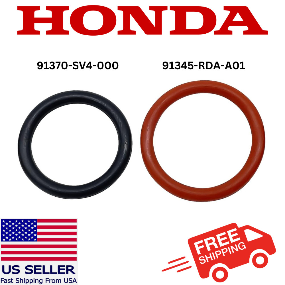 HONDA ACURA POWER STEERING PUMP INLET & OUTLET O-RING SEALS NEW 2PC KIT NEW P/S
