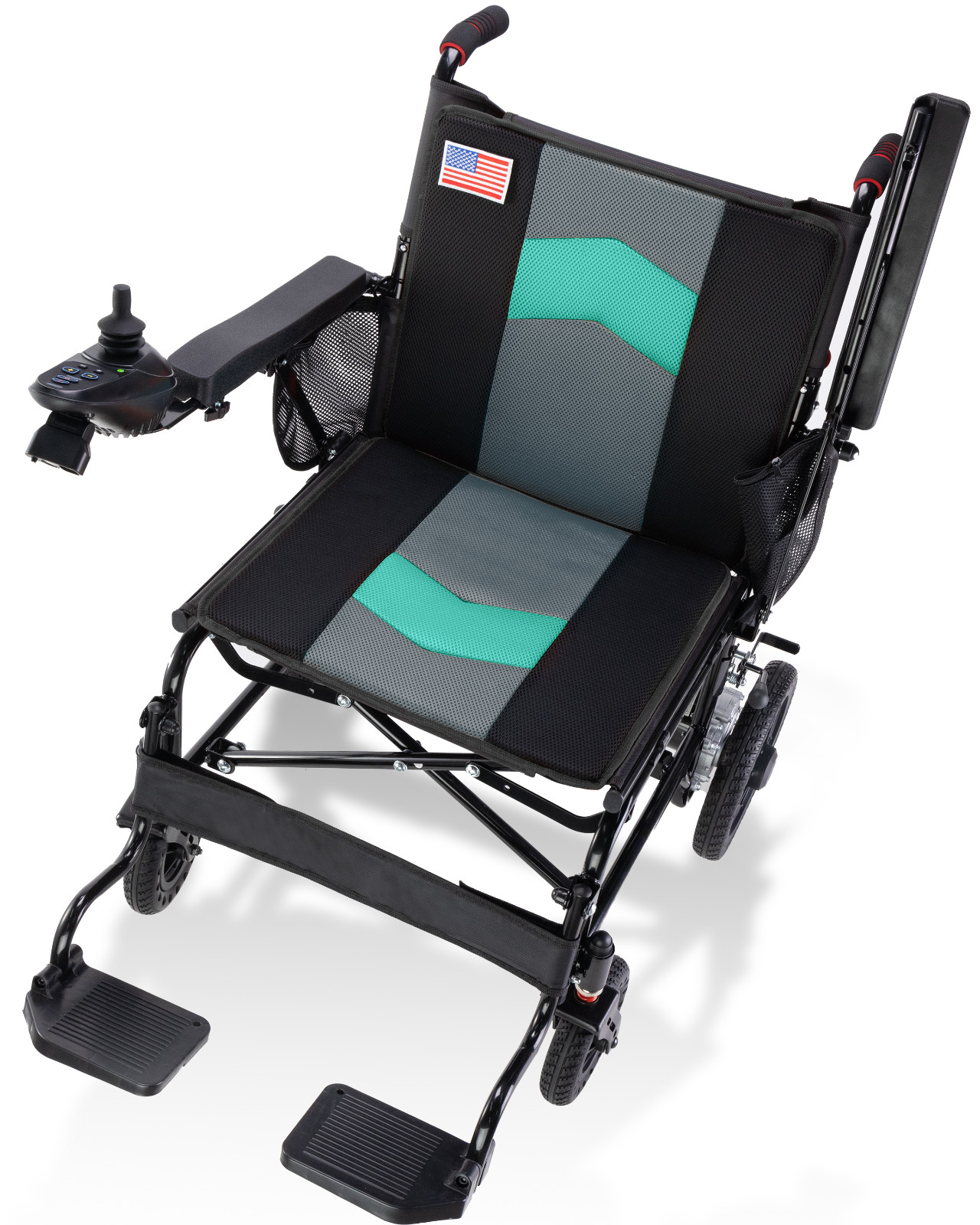 22" Extra Wide Seat Electric Wheelchairs for Adults & Seniors, Support 330 lbs