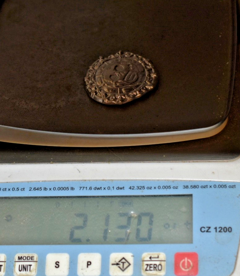 Hand-Poured 2oz Pirate Treasure - Aztec Silver Doubloon .999 Fine