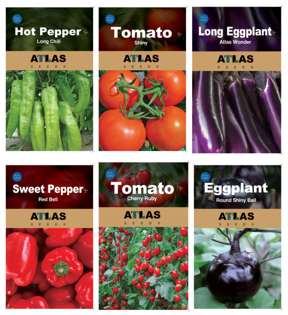 Atlas Vegetable Seeds Survival Garden Kit - Over 50,000 Seeds, 29 Varieties