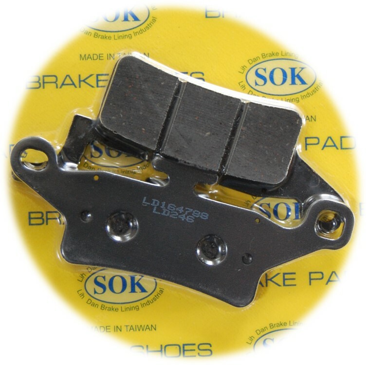 FRONT BRAKE PADS fit YAMAHA YW 125 Zuma 2009-2015 YW125 Zuma125