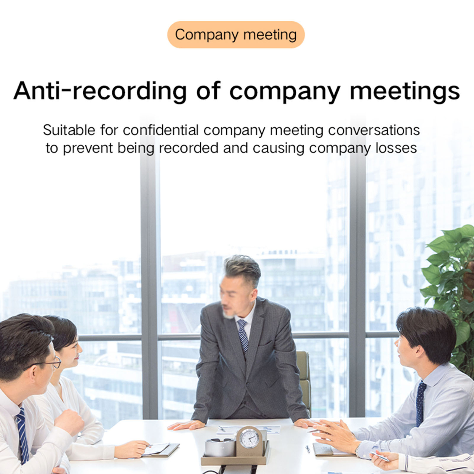 LY1 Voice Recording Blocker Silent Ultrasonic Interference Recording