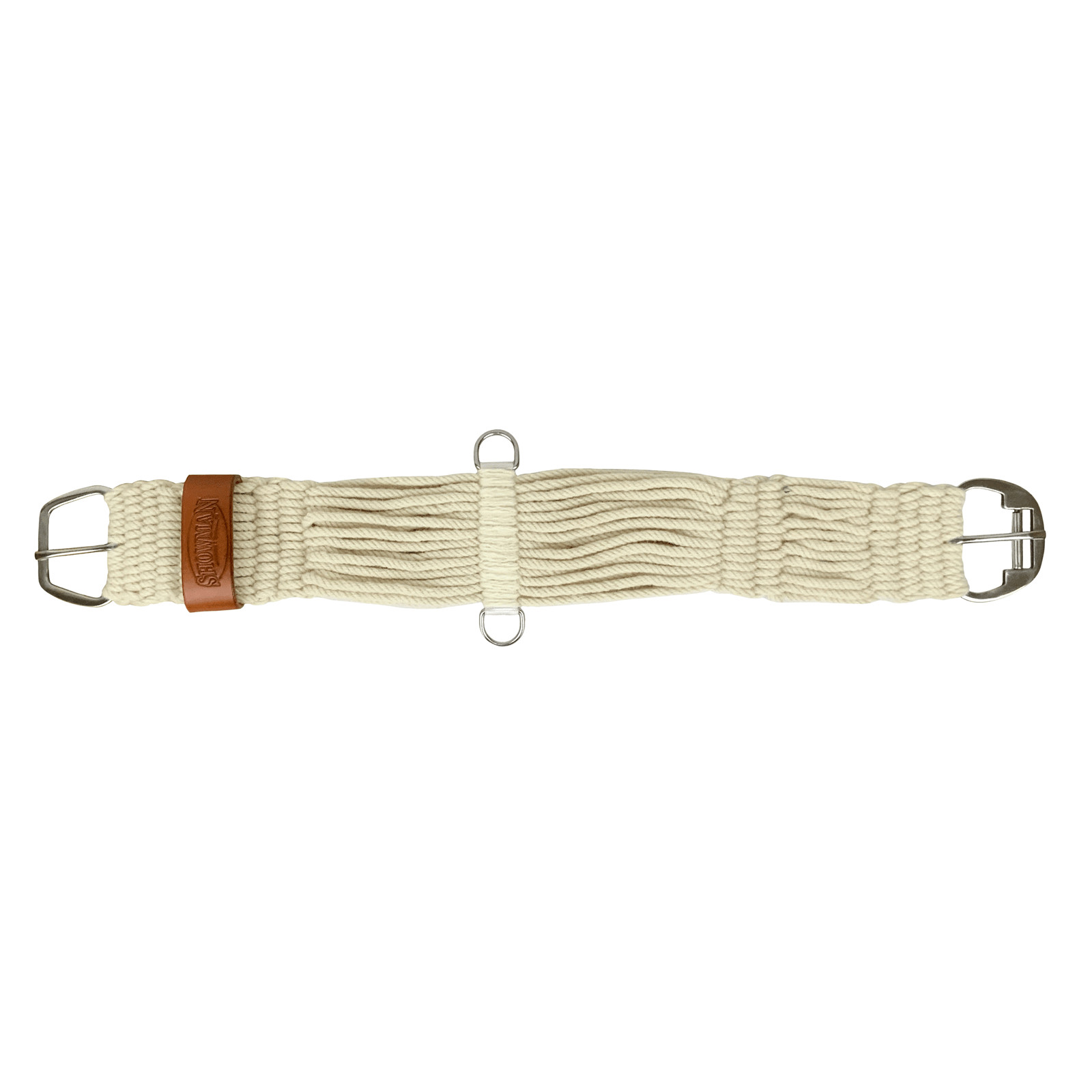 Showman Mohair Straight String Girth w/ Roller Buckle
