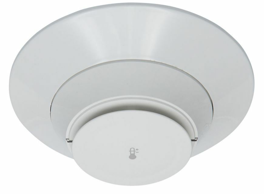 FIRE-LITE H365 ADDRESSABLE HEAT DETECTOR, INCLUDES BASE,WHITE 135°F
