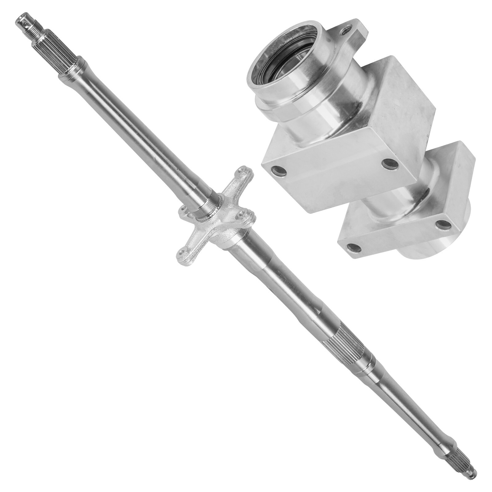 Rear Axle Shaft And Bearing Carrier Hub for Kawasaki KFX400 KSF400A 2004-2006