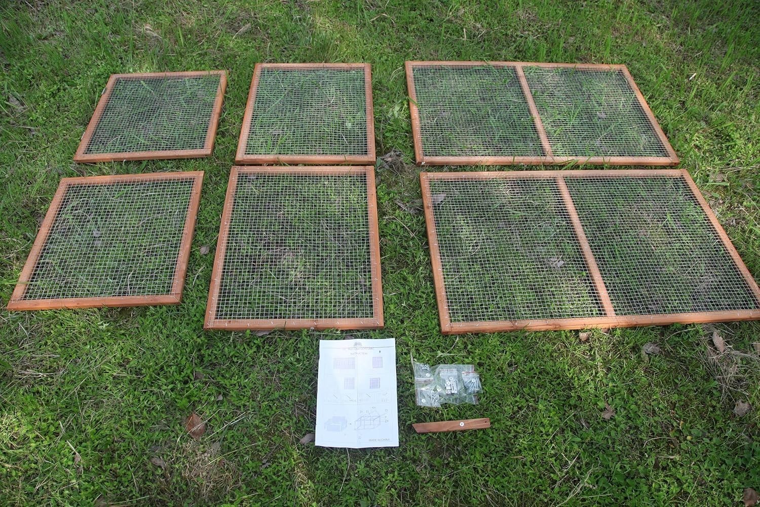 Wooden Chicken Coop Hen House Poultry Cage Pet Hutch Chicken Run Nesting Box