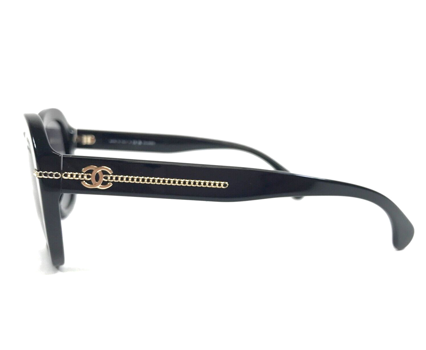 Chanel Sunglasses 5510-A c.622/T8 Black Asian Fit Frames w Gray Polarized Lenses