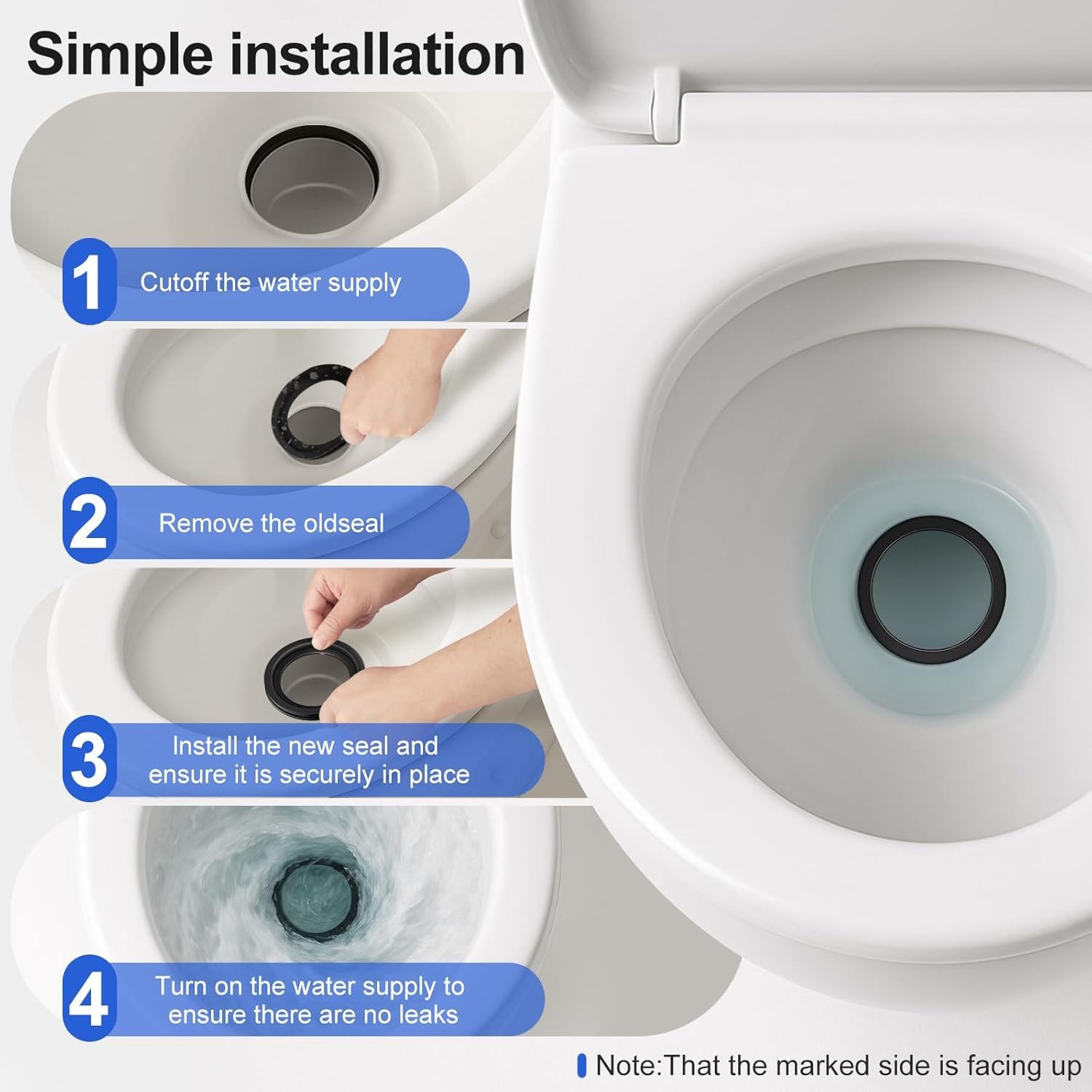 2 Pack RV Toilet Seal Replacement for Dometic 300，310，320 Series,Toilets...