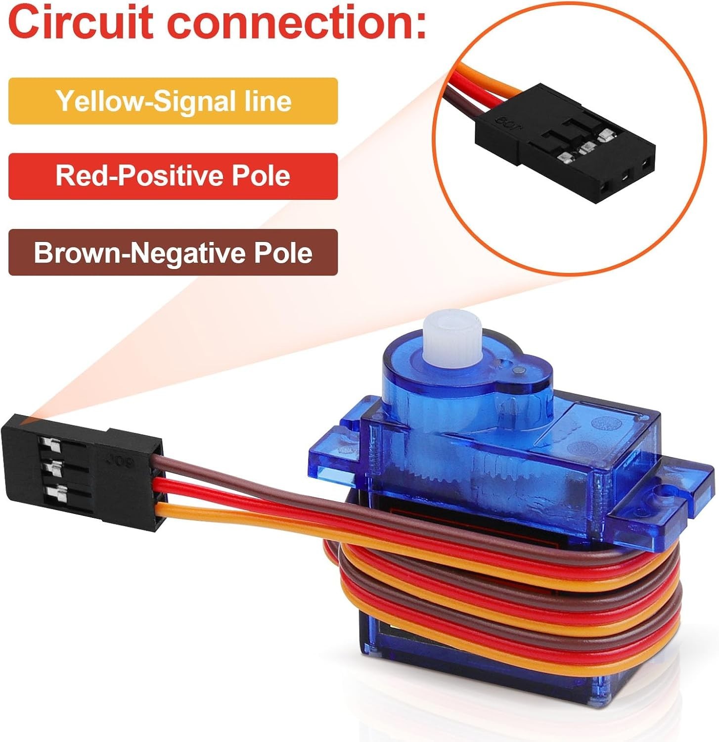 4Pcs SG90 9g Micro Servos for RC Airplane Helicopter Car Boat Control