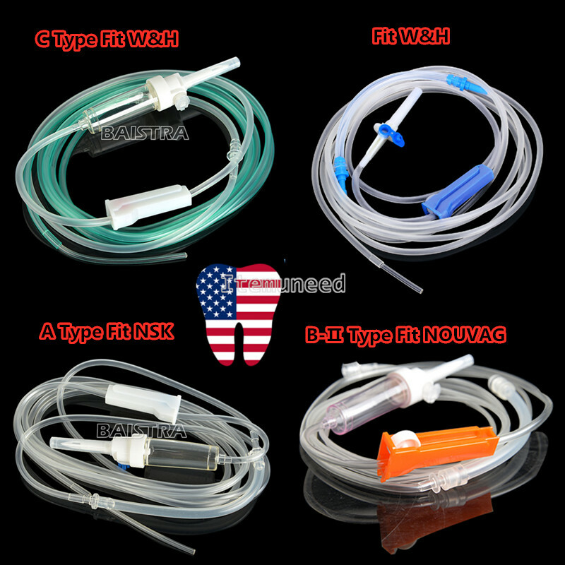 US Dental Implant Surgery Irrigation Tubing Disposable Tubes fit WH/NSK/NOUVAG
