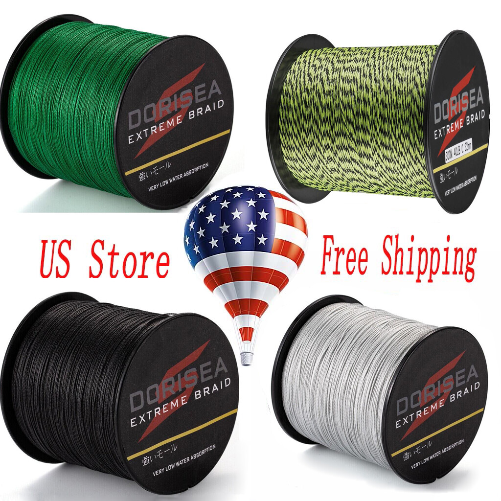 Dorisea 100M-2000M EXTREME PE Dyneema Braided Fishing Line 10LB-100LB USA