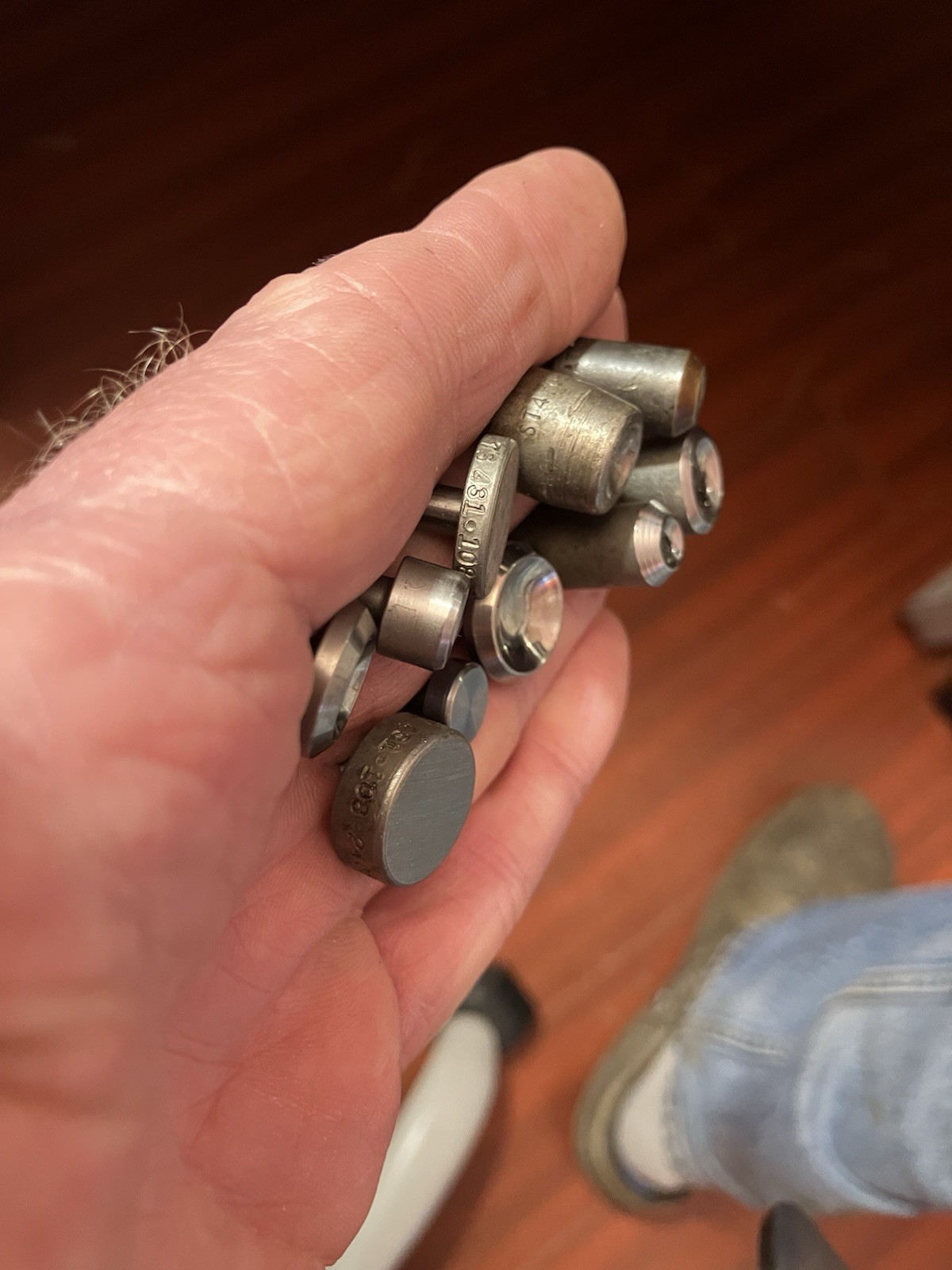 Lot 20 Hand Rivet Squeezer Die 3/16 Shank Aircraft Aviation Tools #2 Belly Tank