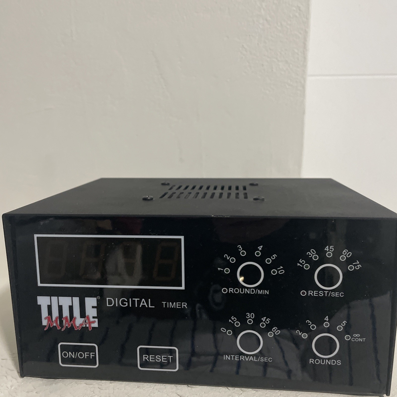 Title Digital Boxing Timer New