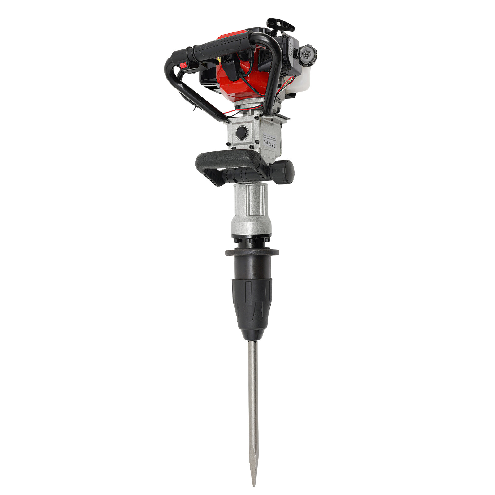 2 Stroke Gas Powered T Post Driver Fence Pile Driver Jack Hammer w/Chisel 32.7cc