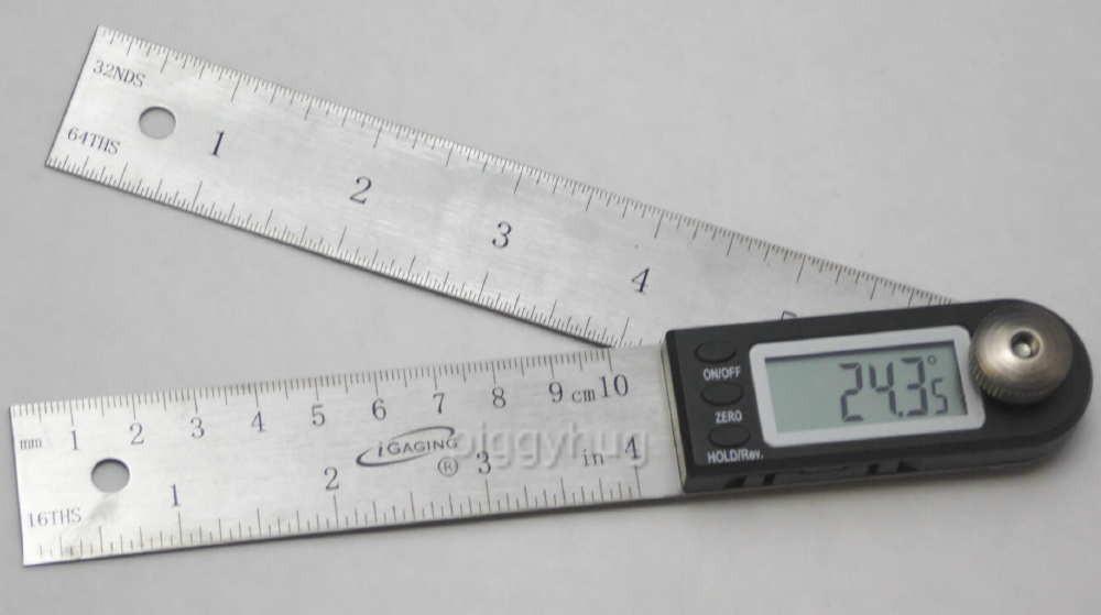 iGaging 360 Degrees Digital Protractor 7" 2 in 1