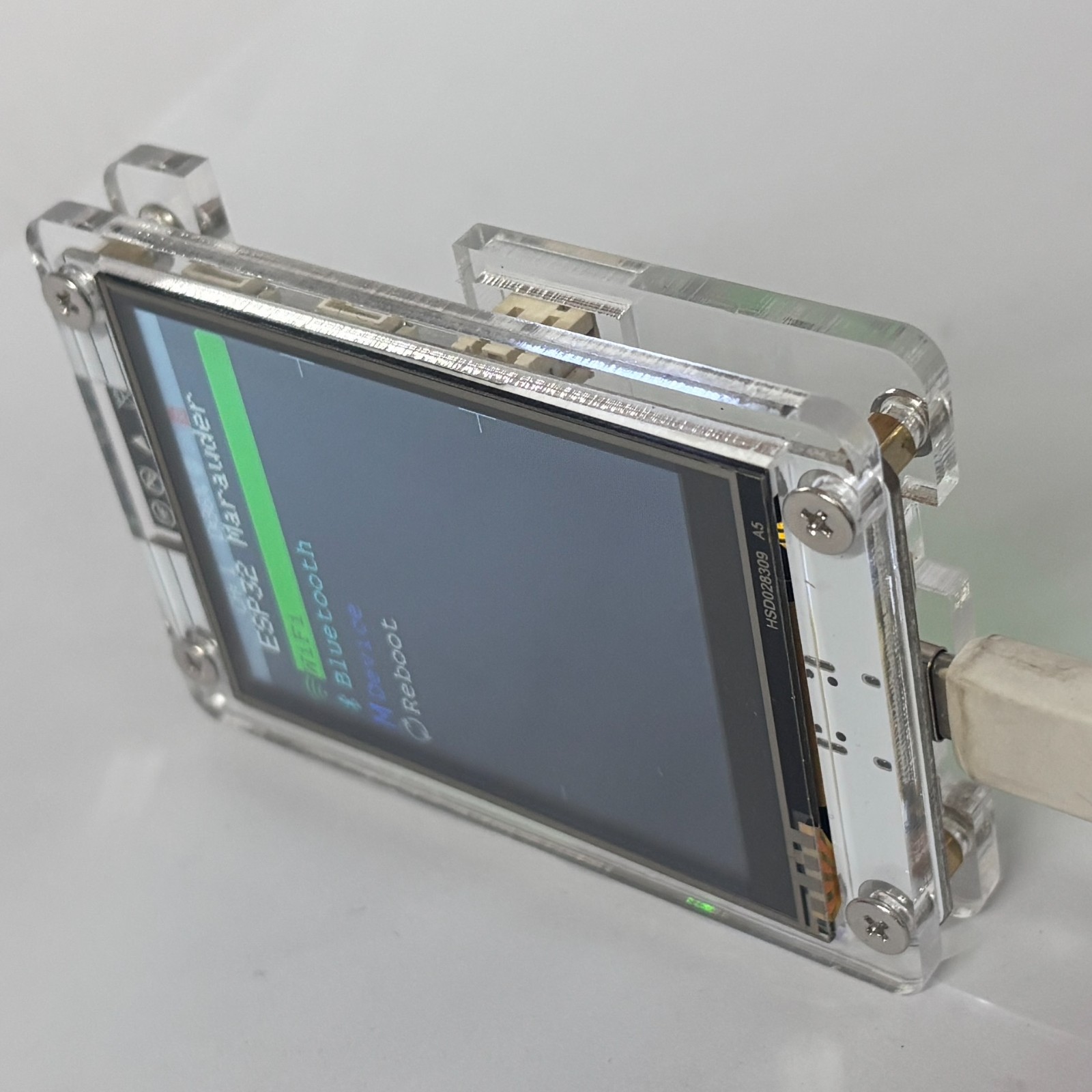 ESP32 Marauder WiFi BT Network Monitor 2.8" Touch Screen RSSI Data Readout