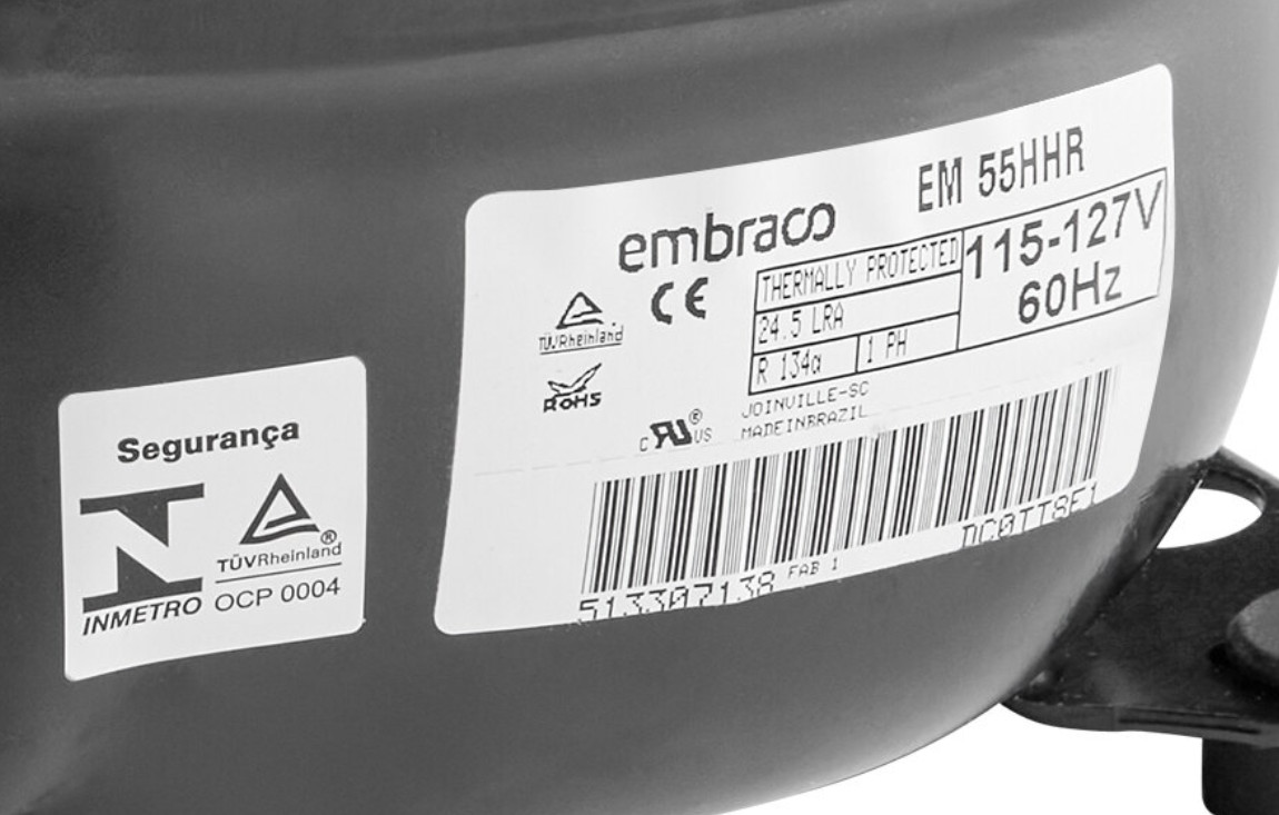 Avantco EM 55HHR, 513307138, Compressor, 115-127V, 60HZ, for D3G-3