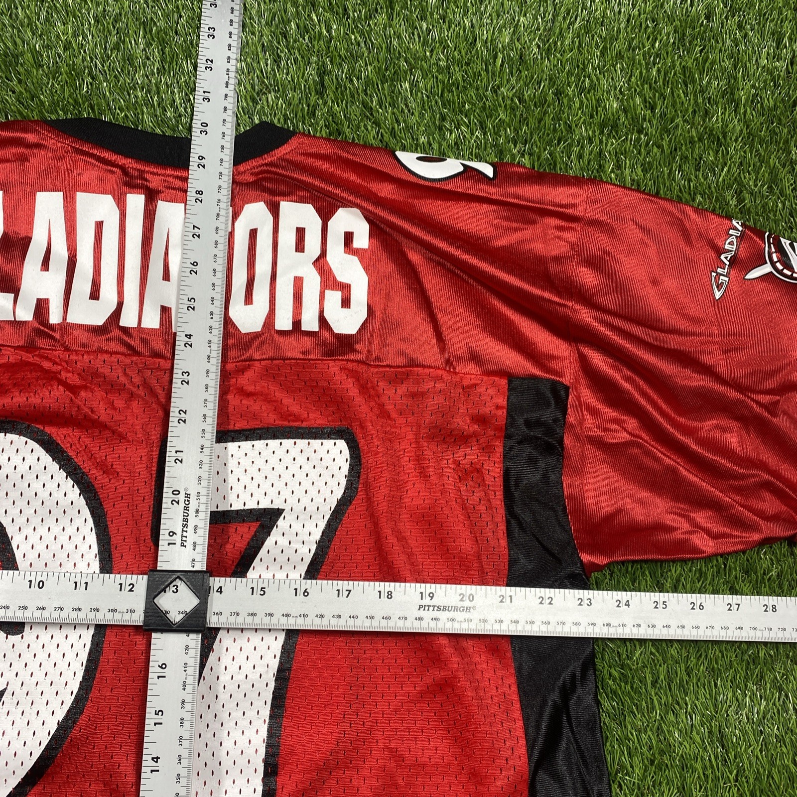 Las Vegas Gladiators Arena Football Jersey Mens Large Red #97 Majestic
