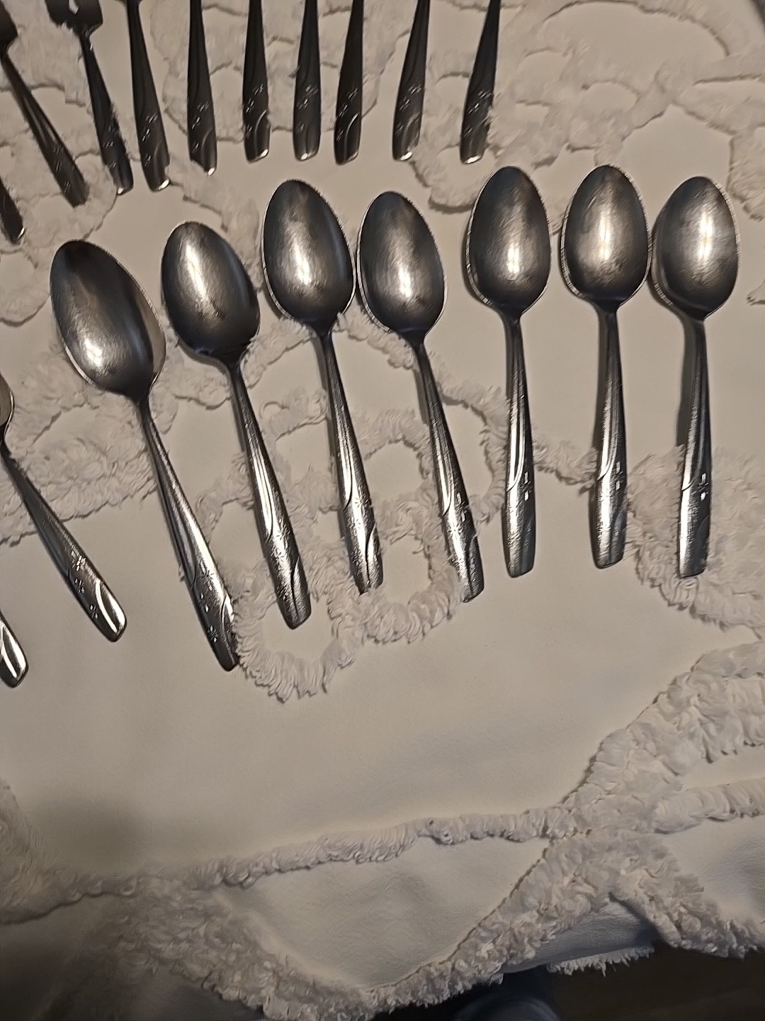 THOR STAINLESS U.S.A FLATWARE LOT STARS SPACE AGE ATOMIC 30 Pieces Rare