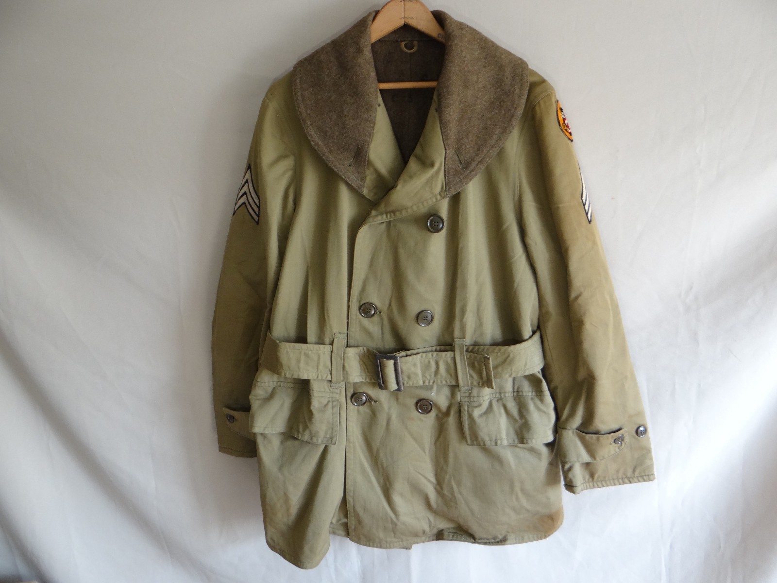 Original WWII 1941 US Army Tank Destroyer M-1938 MACKINAW Jacket Size 40